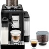 De'Longhi Rivelia Αυτόματη Μηχανή Espresso 1450W Πίεσης 19bar για Cappuccino με Μύλο Άλεσης Onyx Black
