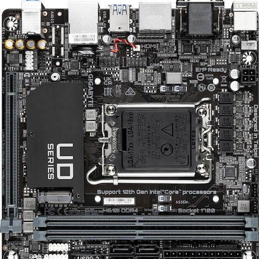 Gigabyte H610I DDR4 rev. 1.0 Motherboard Mini ITX με Intel 1700 Socket
