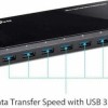TP-LINK USB-C Docking Station με HDMI 4K PD Ethernet Γκρι (UH9120C)