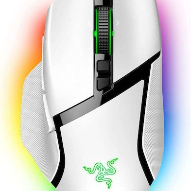 Razer Basilisk V3 Pro Ασύρματο RGB Gaming Ποντίκι 30000 DPI Λευκό