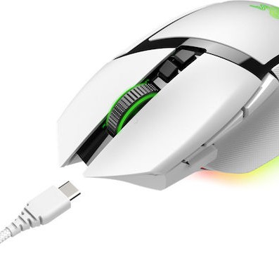 Razer Basilisk V3 Pro Ασύρματο RGB Gaming Ποντίκι 30000 DPI Λευκό