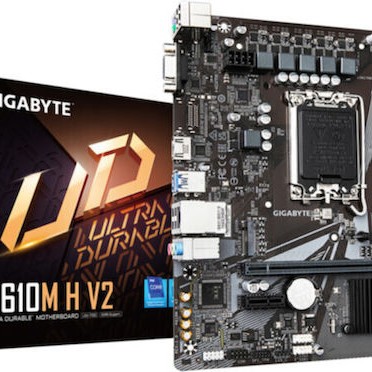 Gigabyte H610M H V2 DDR5 rev. 1.0 Motherboard Micro ATX με Intel 1700 Socket