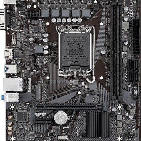 Gigabyte H610M H V2 DDR5 rev. 1.0 Motherboard Micro ATX με Intel 1700 Socket