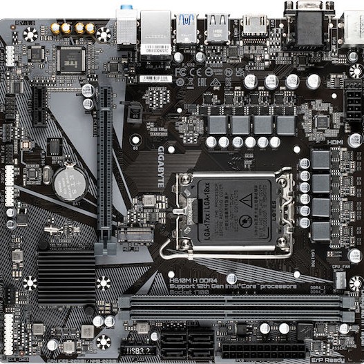 Gigabyte H610M H V2 DDR5 rev. 1.0 Motherboard Micro ATX με Intel 1700 Socket