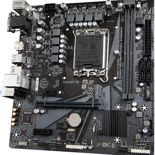 Gigabyte H610M H V2 DDR5 rev. 1.0 Motherboard Micro ATX με Intel 1700 Socket