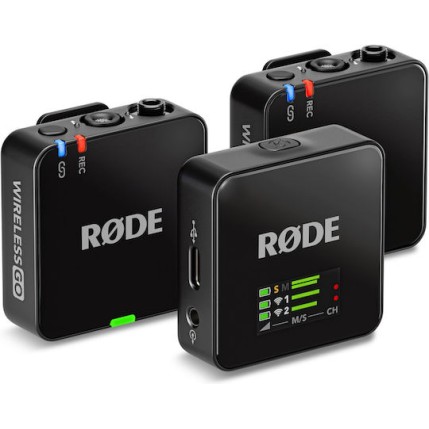 Rode Wireless GO Gen3 Ασύρματο Πυκνωτικό Μικρόφωνο Πέτου, Clip On Δημοσιογραφικό