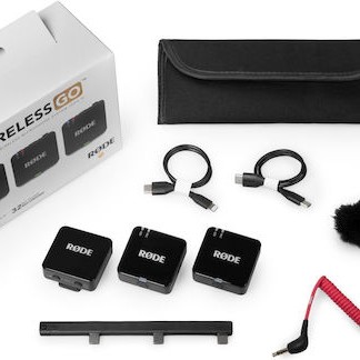 Rode Wireless GO Gen3 Ασύρματο Πυκνωτικό Μικρόφωνο Πέτου, Clip On Δημοσιογραφικό