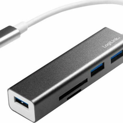 LogiLink USB 3.0 Hub 3 Θυρών με σύνδεση USB-C