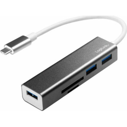 LogiLink USB 3.0 Hub 3 Θυρών με σύνδεση USB-C