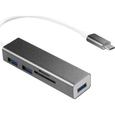 LogiLink USB 3.0 Hub 3 Θυρών με σύνδεση USB-C