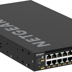 NetGear XSM4324-100NES v1 Managed L3 PoE Switch με 12 Θύρες Gigabit (1Gbps) Ethernet και 12 SFP Θύρες