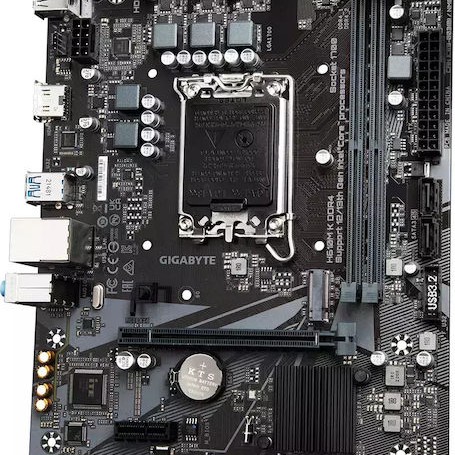 Gigabyte H610M K DDR4 rev. 1.0 Motherboard Micro ATX με Intel 1700 Socket