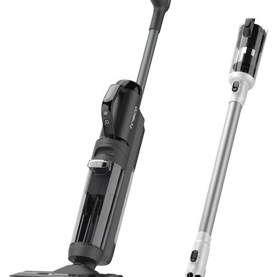 Tineco Floor One S6 Switch Pet Επαναφορτιζόμενη Σκούπα 2 σε 1 Stick & Χειρός 21.6V Μαύρη/Λευκή