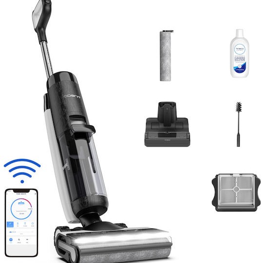 Tineco One S7 Flashdry Pet Επαναφορτιζόμενη Σκούπα Stick 25.2V Μαύρη