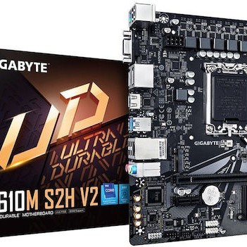 Gigabyte H610M S2H V2 rev. 1.0 Motherboard Micro ATX με Intel 1700 Socket