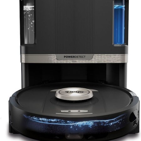 Shark Σκούπα Ρομπότ για Σκούπισμα & Σφουγγάρισμα με Χαρτογράφηση και Wi-Fi Μαύρη