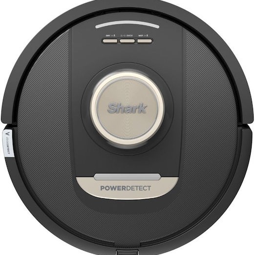 Shark Σκούπα Ρομπότ για Σκούπισμα & Σφουγγάρισμα με Χαρτογράφηση και Wi-Fi Μαύρη