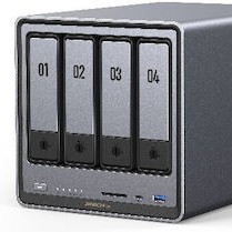 Ugreen DXP4800 Plus NAS Tower με 4 θέσεις για HDD/SSD και 2 θύρες Ethernet