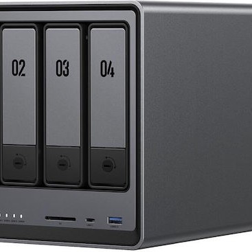Ugreen DXP4800 Plus NAS Tower με 4 θέσεις για HDD/SSD και 2 θύρες Ethernet