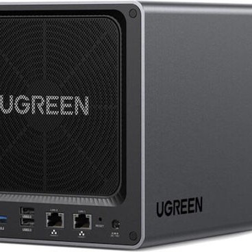 Ugreen DXP4800 Plus NAS Tower με 4 θέσεις για HDD/SSD και 2 θύρες Ethernet