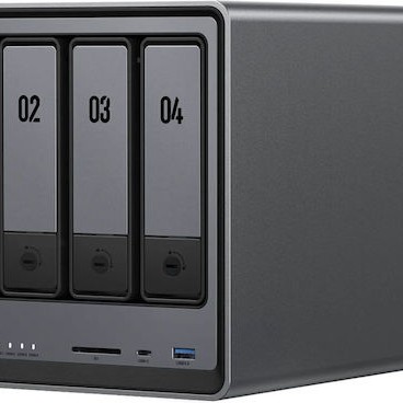 Ugreen DXP4800 NAS Tower με 4 θέσεις για SSD και 2 θύρες Ethernet