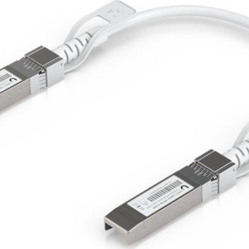 Ubiquiti Καλώδιο Οπτικής Ίνας SFP+ 0.15m Λευκό 1τμχ