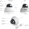 Ubiquiti UVC-AI-Dome-W IP Κάμερα Παρακολούθησης 4K Αδιάβροχη με Μικρόφωνο και Φακό 2.8mm