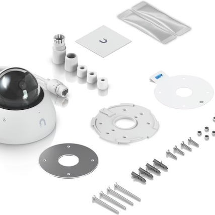 Ubiquiti UVC-AI-Dome-W IP Κάμερα Παρακολούθησης 4K Αδιάβροχη με Μικρόφωνο και Φακό 2.8mm