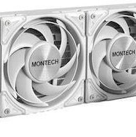 Montech HyperFlow Silent 360 Υδρόψυξη Επεξεργαστή Τριπλού Ανεμιστήρα 120mm για Socket AM5/1700/1200/115x Λευκή
