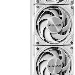 Montech HyperFlow Silent 360 Υδρόψυξη Επεξεργαστή Τριπλού Ανεμιστήρα 120mm για Socket AM5/1700/1200/115x Λευκή