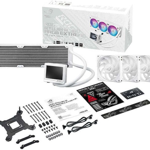 Asus ROG Ryujin III 360 ARGB Extreme (v2) Υδρόψυξη Επεξεργαστή Τριπλού Ανεμιστήρα 120mm για Socket AM4/AM5/1700/1200/115x Λευκή