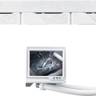 Asus ROG Ryujin III 360 ARGB Extreme (v2) Υδρόψυξη Επεξεργαστή Τριπλού Ανεμιστήρα 120mm για Socket AM4/AM5/1700/1200/115x Λευκή