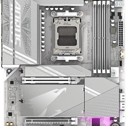 Gigabyte X870E AORUS ELITE WIFI7 ICE Motherboard ATX με AMD AM5 Socket