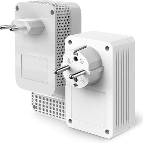TP-LINK TL-WPA7619 KIT V1 Powerline Διπλό για Ασύρματη Σύνδεση Wi‑Fi 5 με Passthrough Πρίζα και Θύρα Gigabit Ethernet