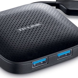 TP-LINK UH400 v4 USB 3.0 Hub 4 Θυρών με σύνδεση USB-A