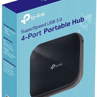 TP-LINK UH400 v4 USB 3.0 Hub 4 Θυρών με σύνδεση USB-A