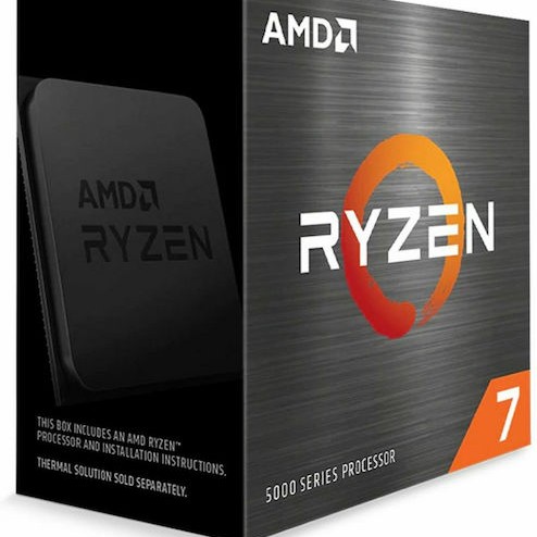 AMD Ryzen 7 5800X 3.8GHz Επεξεργαστής 8 Πυρήνων για Socket AM4 σε Κουτί