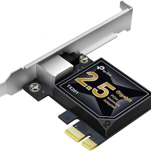 TP-LINK v1 Ενσύρματη Κάρτα Δικτύου Gigabit (2.5Gbps) Ethernet PCI-e