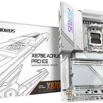 Gigabyte X870E Aorus PRO ICE Wi-Fi Motherboard ATX με AMD AM5 Socket