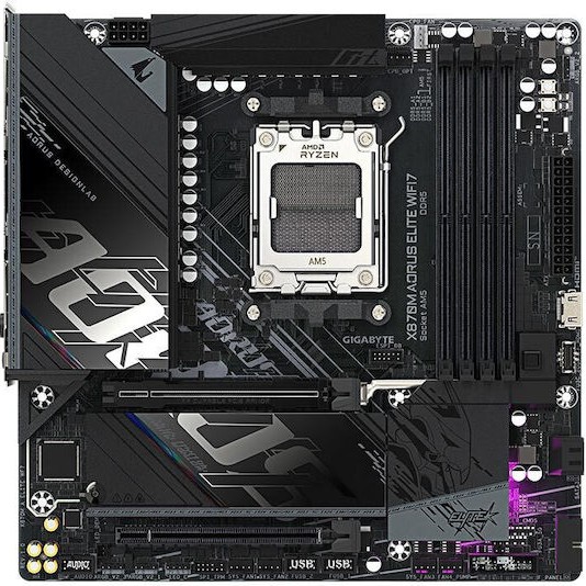Gigabyte X870M AORUS ELITE WIFI7 Motherboard Micro ATX με AMD AM5 Socket