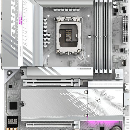 Gigabyte Aorus Elite Wifi 7 ICE Z890 Motherboard ATX με Intel 1851 Socket