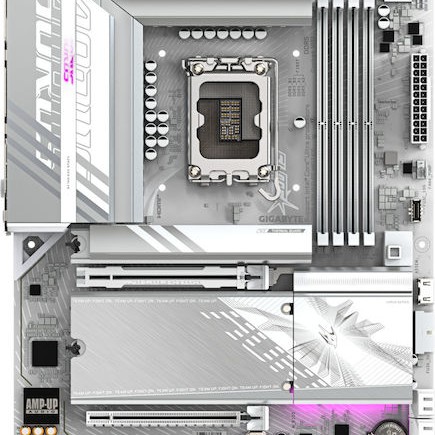 Gigabyte Aorus Elite Wifi 7 ICE Z890 Motherboard ATX με Intel 1851 Socket