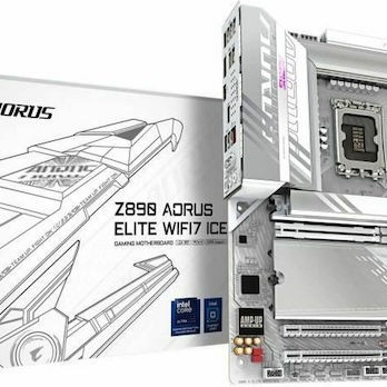 Gigabyte Aorus Elite Wifi 7 ICE Z890 Motherboard ATX με Intel 1851 Socket