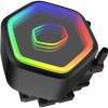 CoolerMaster MasterLiquid 240 Core II Υδρόψυξη Επεξεργαστή Διπλού Ανεμιστήρα 120mm για Socket AM4/AM5/1700/1200/115x με ARGB Φωτισμό