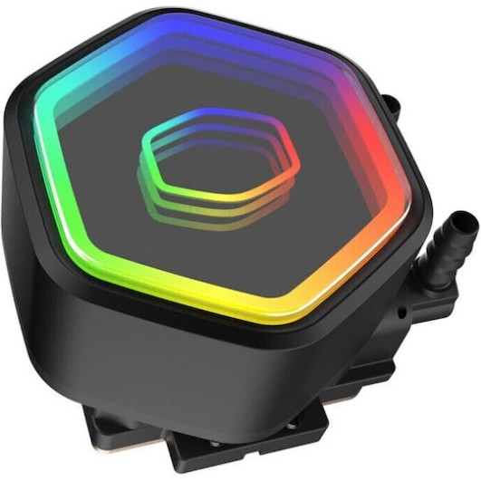 CoolerMaster MasterLiquid 240 Core II Υδρόψυξη Επεξεργαστή Διπλού Ανεμιστήρα 120mm για Socket AM4/AM5/1700/1200/115x με ARGB Φωτισμό