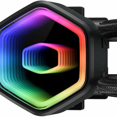 CoolerMaster MasterLiquid 240 Core II Υδρόψυξη Επεξεργαστή Διπλού Ανεμιστήρα 120mm για Socket AM4/AM5/1700/1200/115x με ARGB Φωτισμό