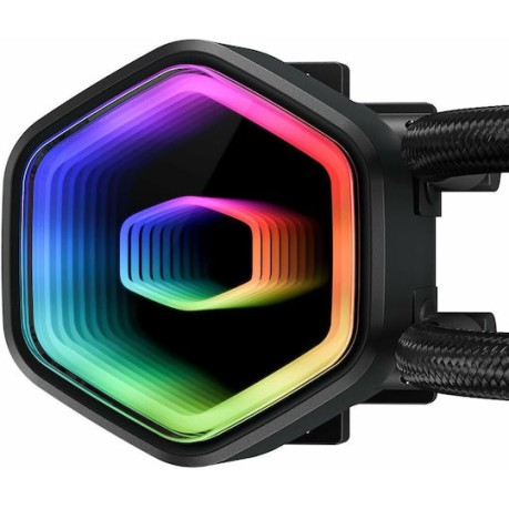 CoolerMaster MasterLiquid 240 Core II Υδρόψυξη Επεξεργαστή Διπλού Ανεμιστήρα 120mm για Socket AM4/AM5/1700/1200/115x με ARGB Φωτισμό