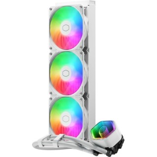 CoolerMaster MasterLiquid 360 Core II Υδρόψυξη Επεξεργαστή Τριπλού Ανεμιστήρα 120mm για Socket 1700/1200/115x με ARGB Φωτισμό Λευκή