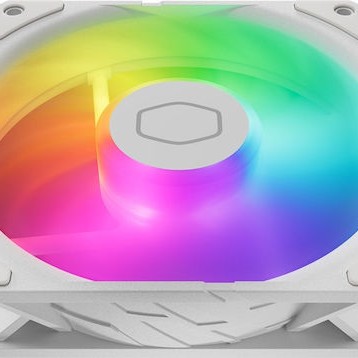 CoolerMaster Sickleflow Edge 120 Case Fan με ARGB Φωτισμό και Σύνδεση 3-Pin / 4-Pin PWM Λευκό