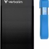 Verbatim Pocket USB 3.2 / USB-C Εξωτερικός SSD 1TB M.2 Black/Blue